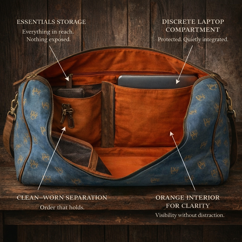 THE CANVAS AUTHORITY BAG (MIDNIGHT)